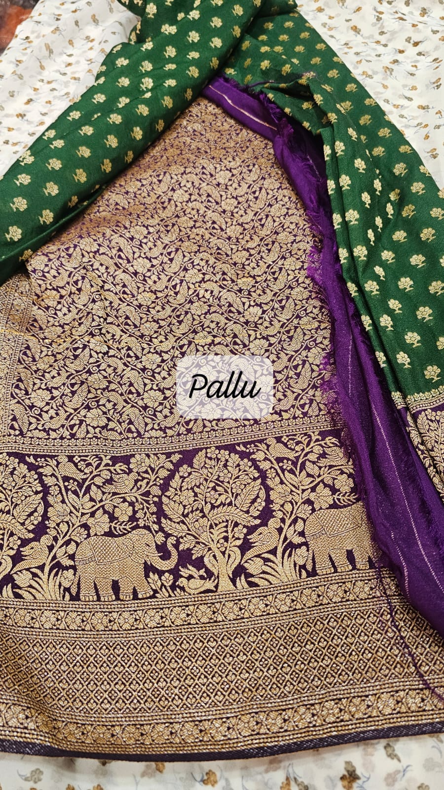 Georgette silk saree 01 BG/P