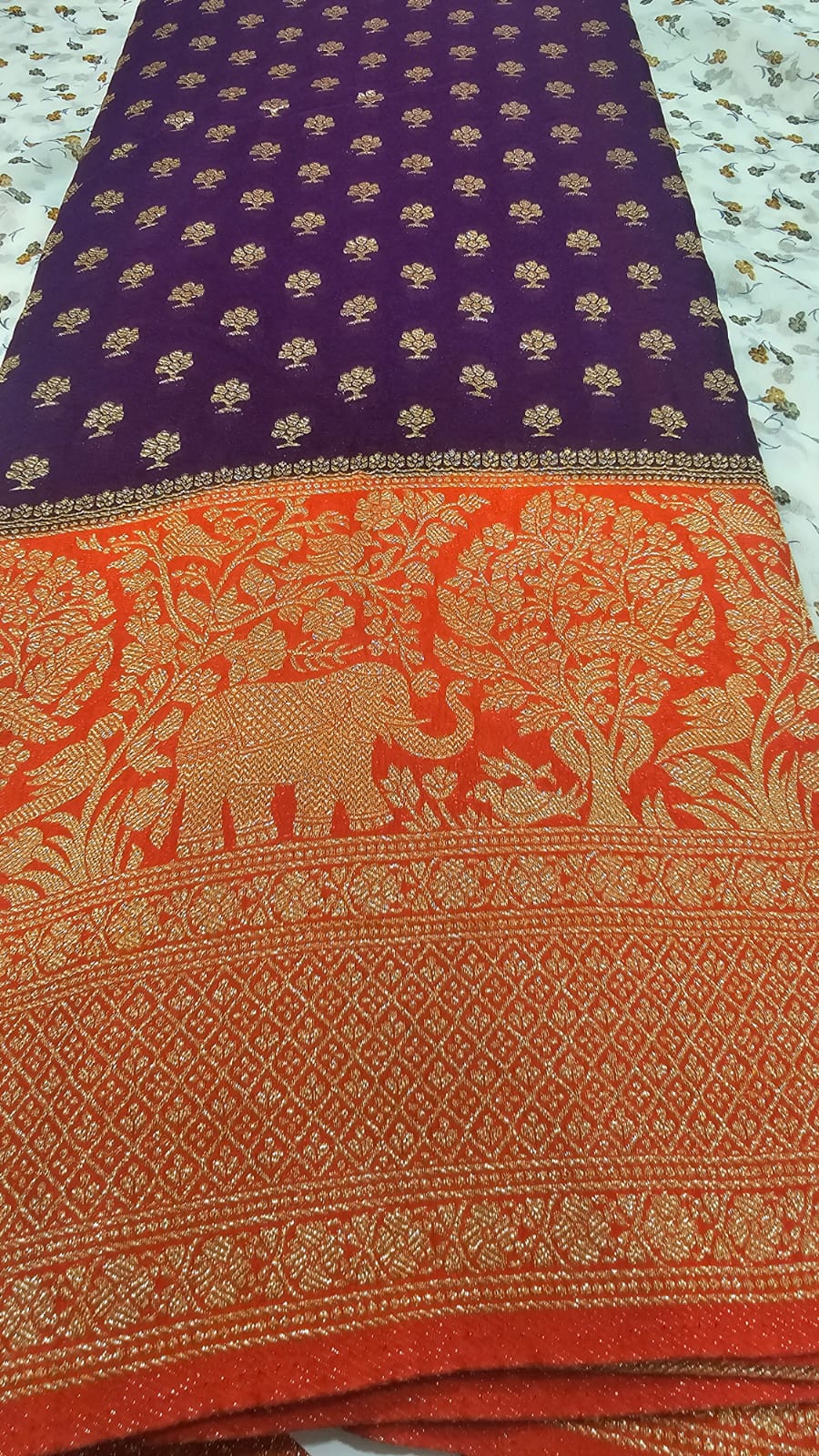 Georgette Silk Saree 06 P/O