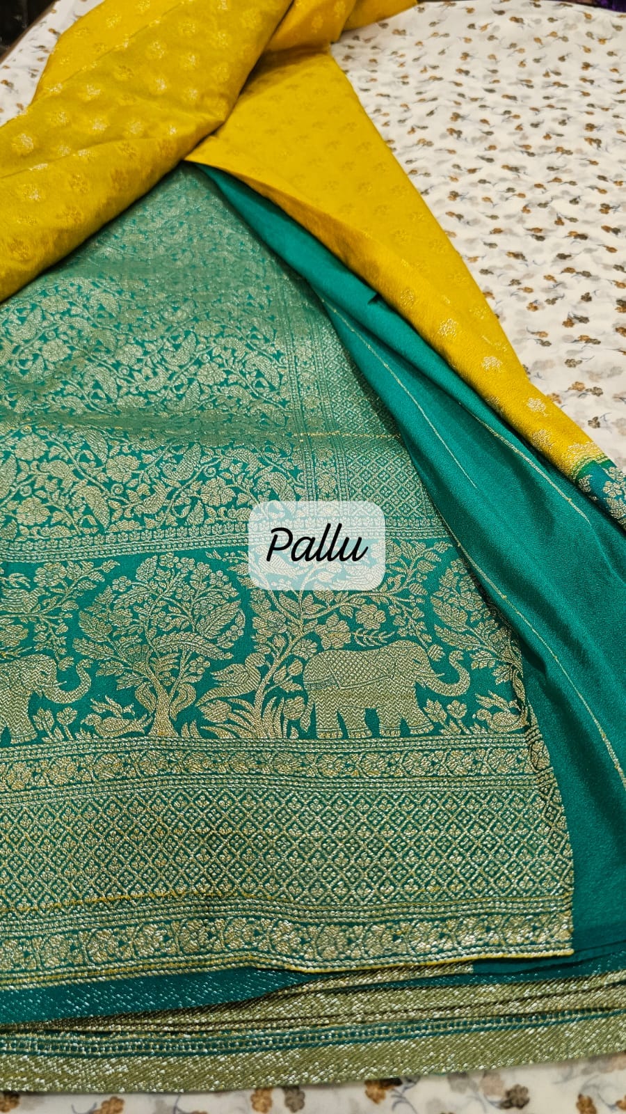 Georgette Silk Saree 03 Y/RG