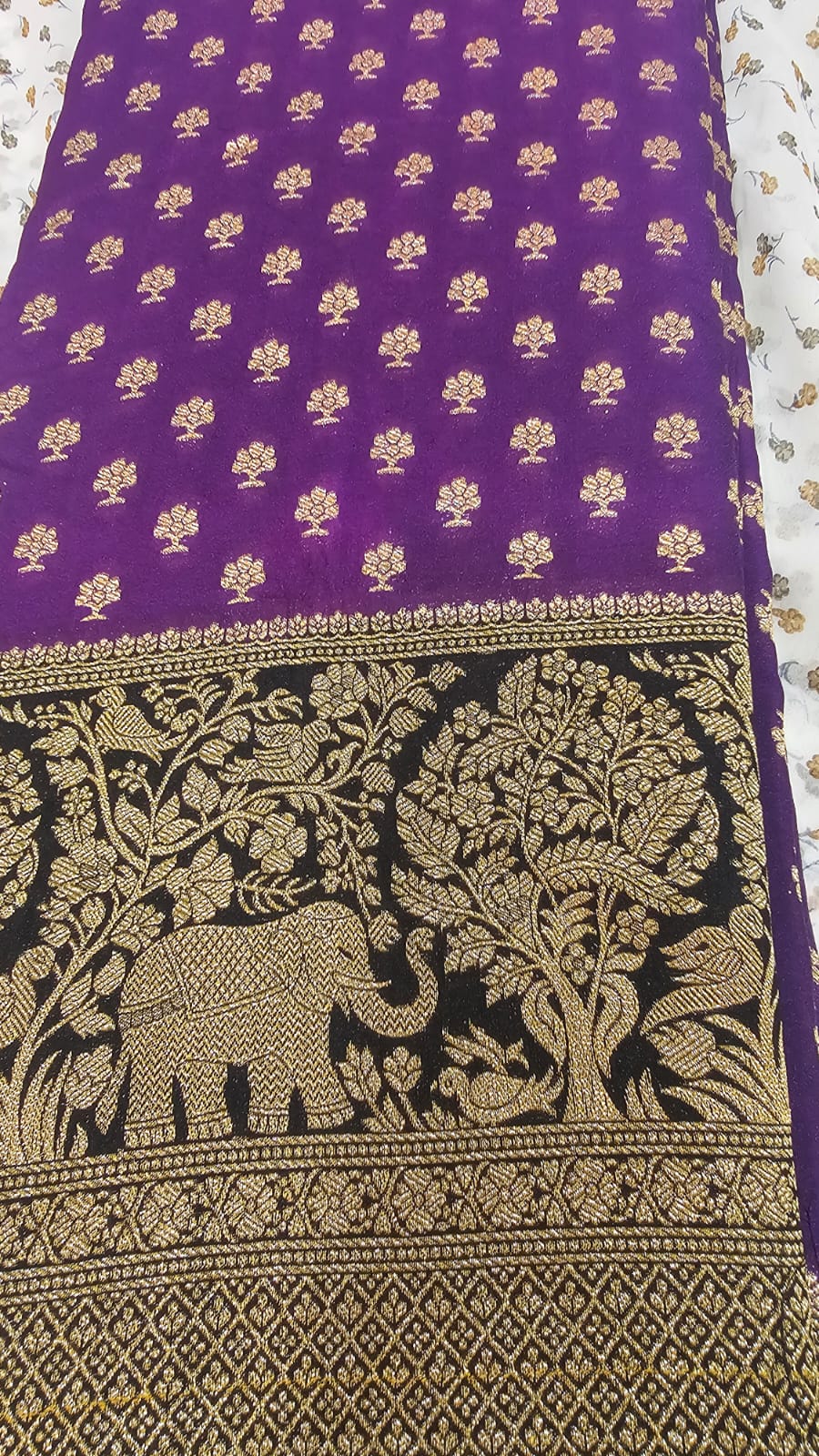 Georgette Silk Saree 02 P/B