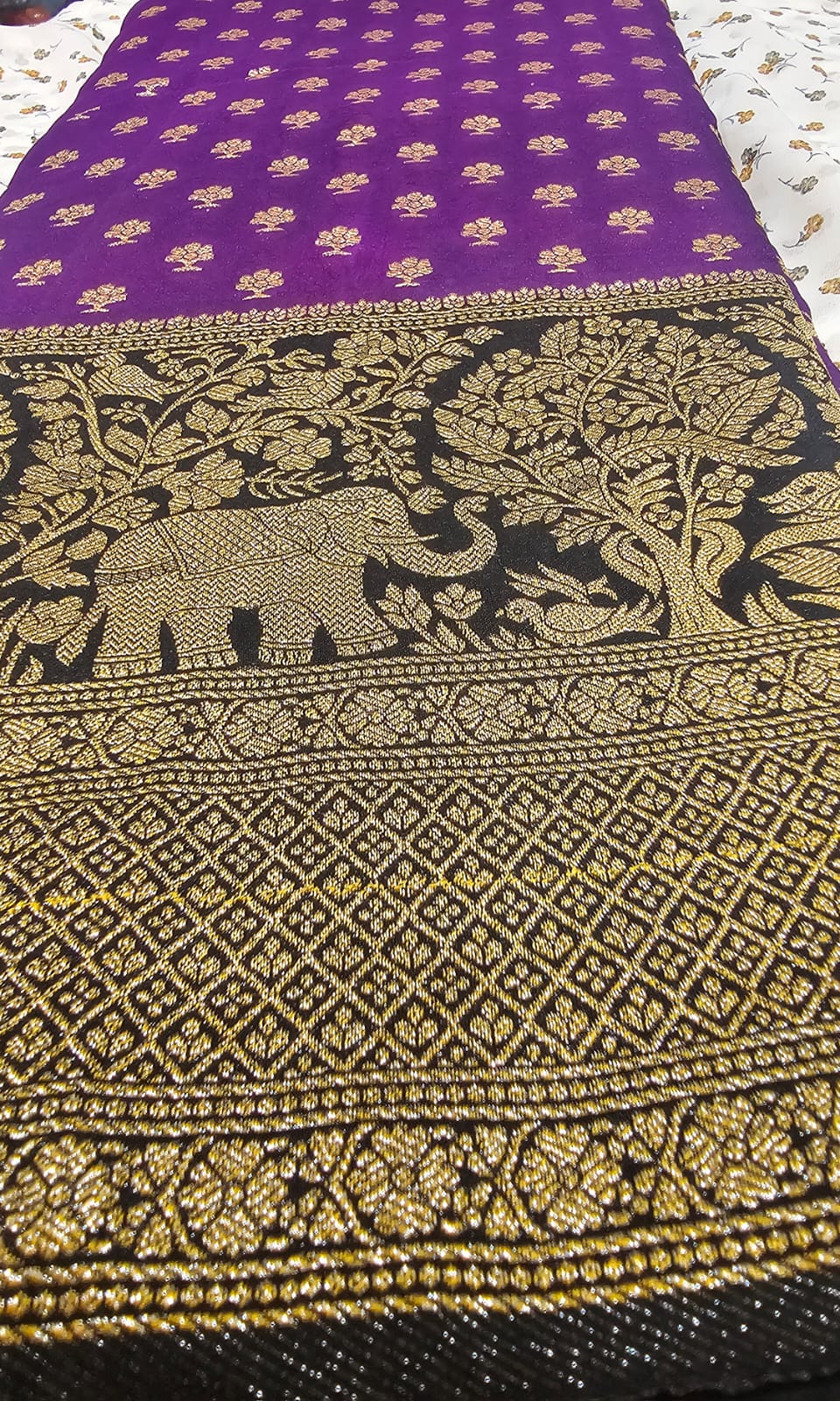 Georgette Silk Saree 02 P/B