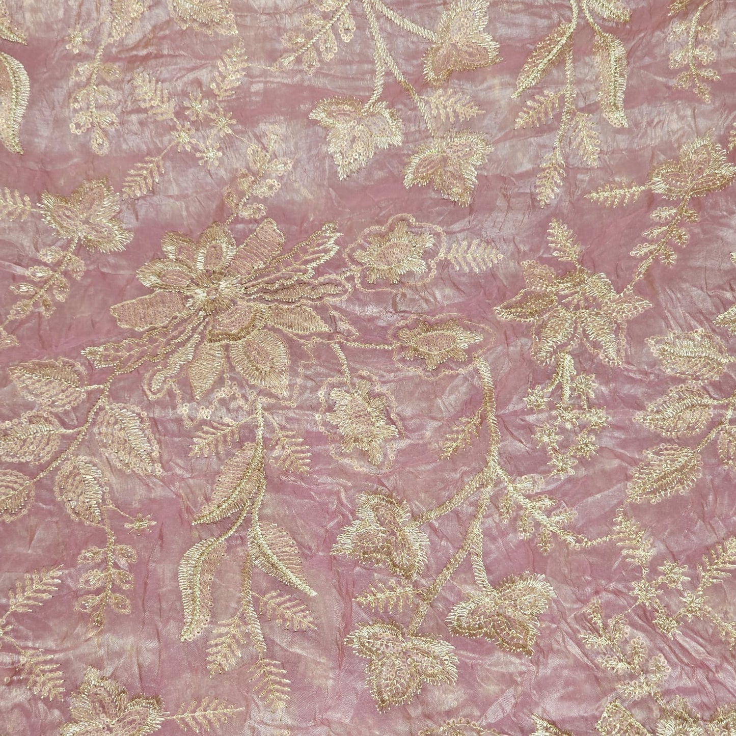 Golden Crush Sequence blouse piece 2
