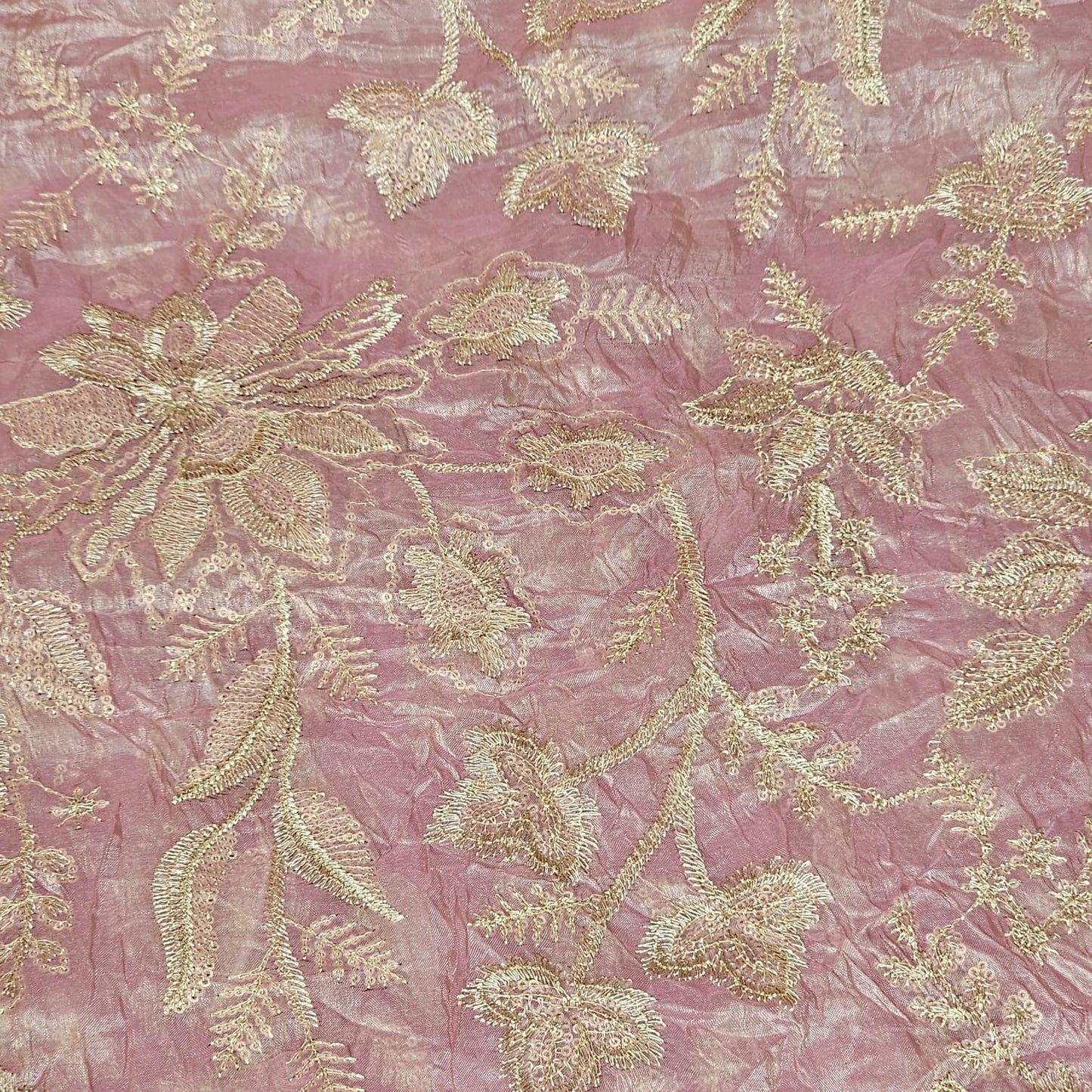 Golden Crush Sequence blouse piece 2