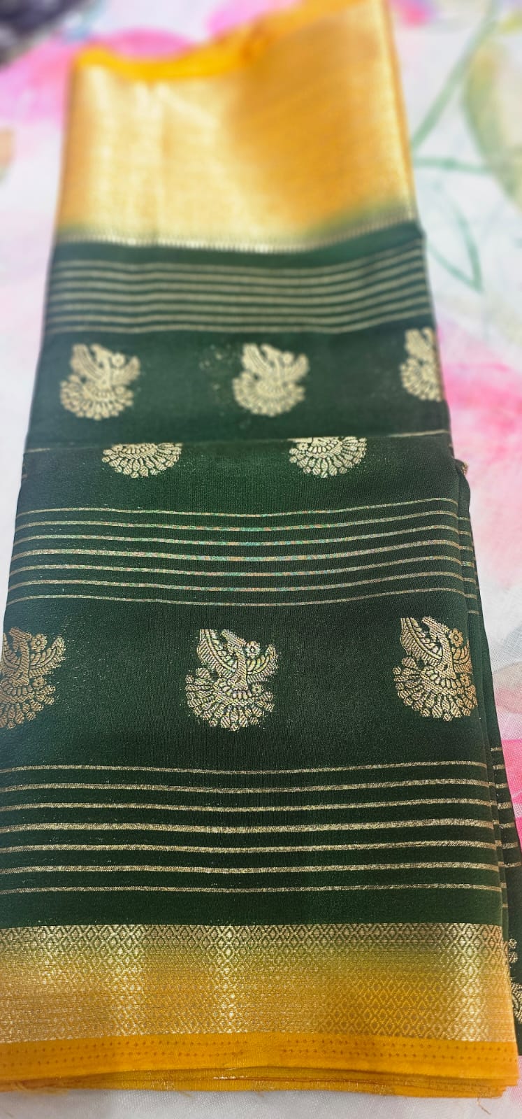 Gayatri silk saree 01 G/Y