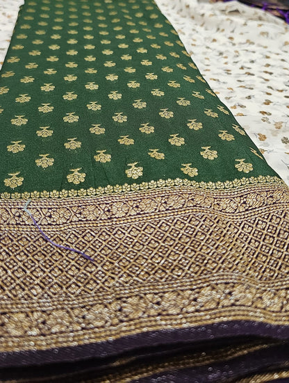 Georgette silk saree 01 BG/P