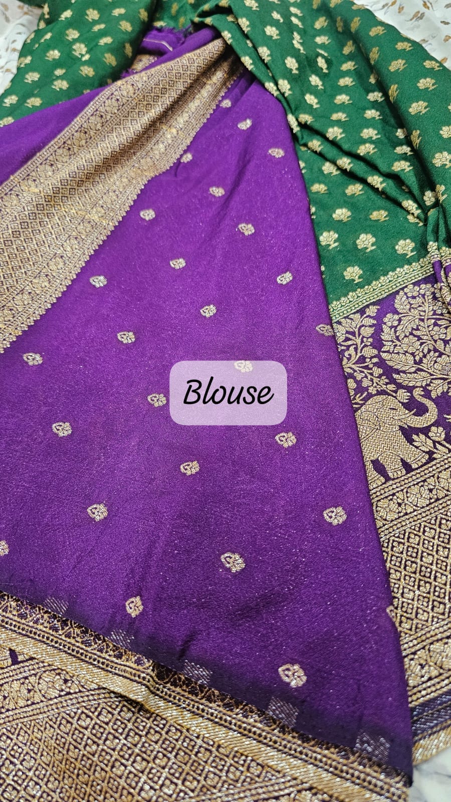Georgette silk saree 01 BG/P