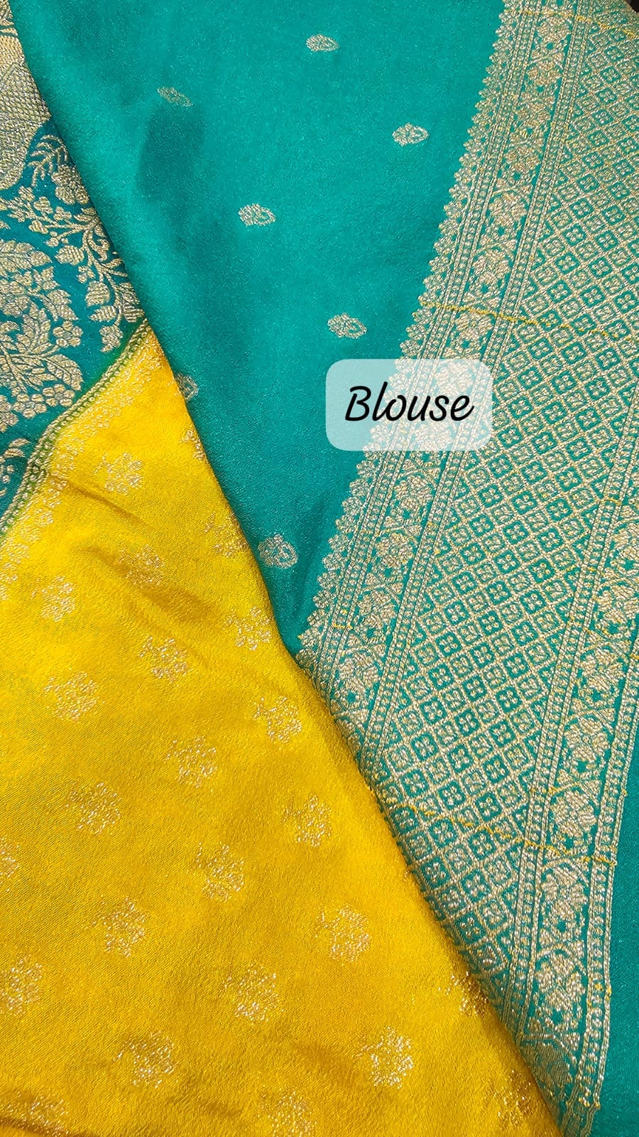 Georgette Silk Saree 03 Y/RG