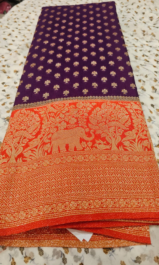 Georgette Silk Saree 06 P/O