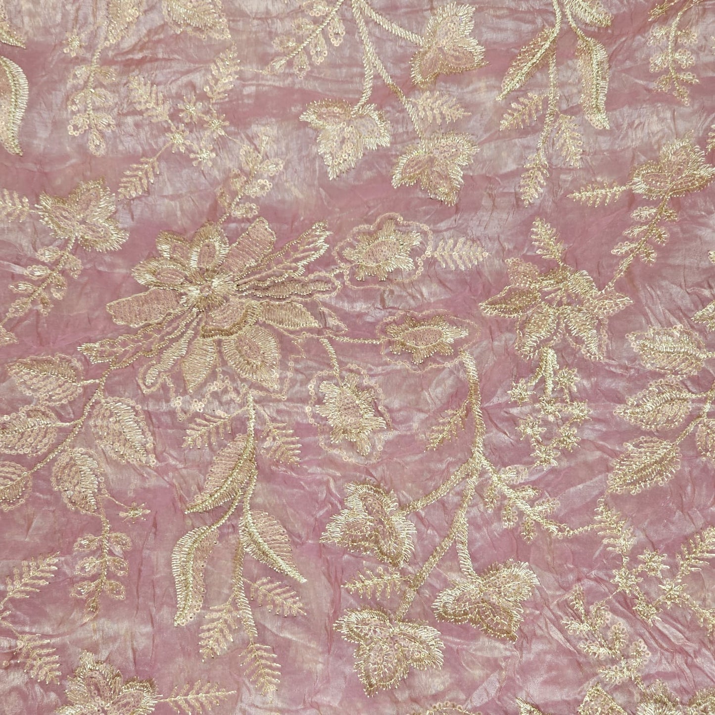 Golden Crush Sequence blouse piece 2