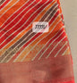 Kankavathi Silk Saree Pink/Orange Slanting Line 1