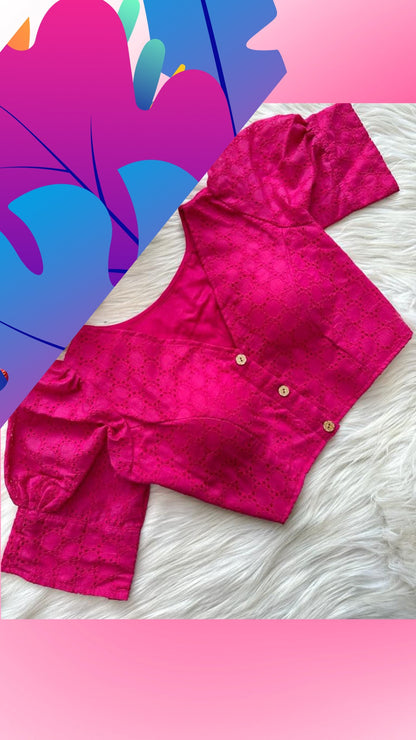 Cotton hakoba readymade blouse