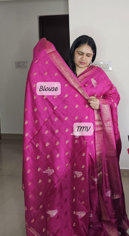 Rekha Silk Saree 01 Pink